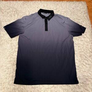 PXG Men's Polo Shirt - Black and Gray Gradient